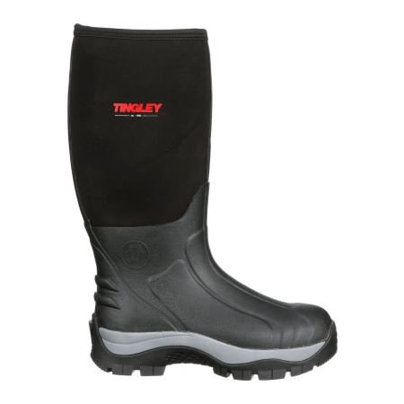 Tingley Tingley Badger Insulated Fleece-Lined Boots, Plain Toe, Midsole, Deep Lug, 17"H, Blk, Size 7 80151.07